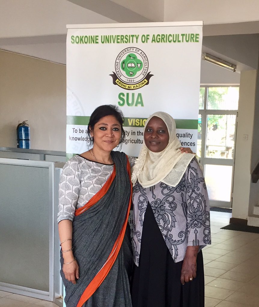 Ms.Nandita Bhatt with Dr. Fatihiya Massawe