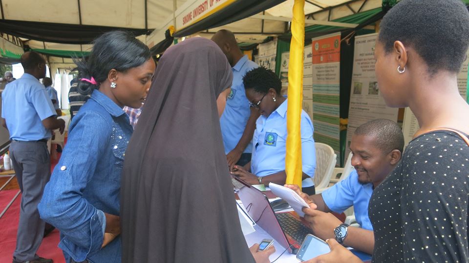 SUA  booth during the 13th higher Education, Science and Technology exhibitions