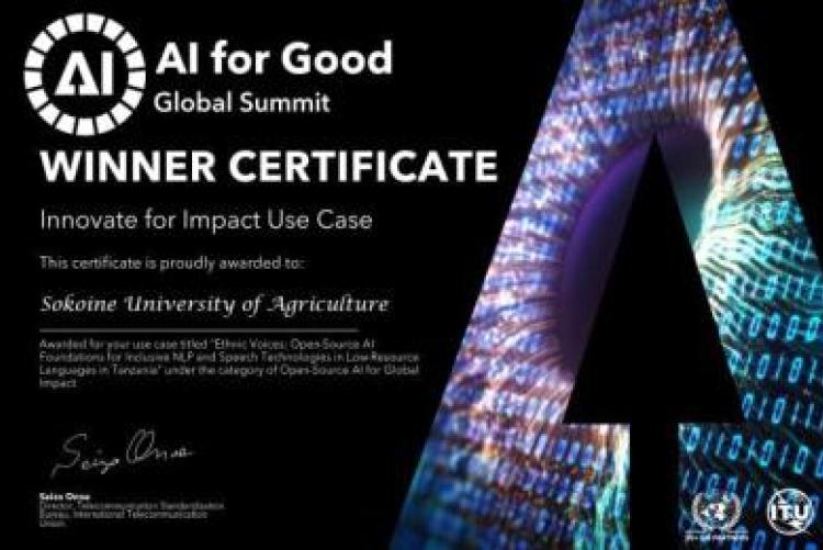 SUA's Ethnic Voices Project Wins Global AI Award